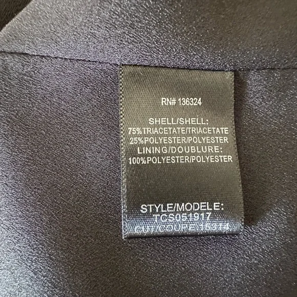 Halston Heritage Black Tuxedo Dress in Size 6. - Picture 4 of 4